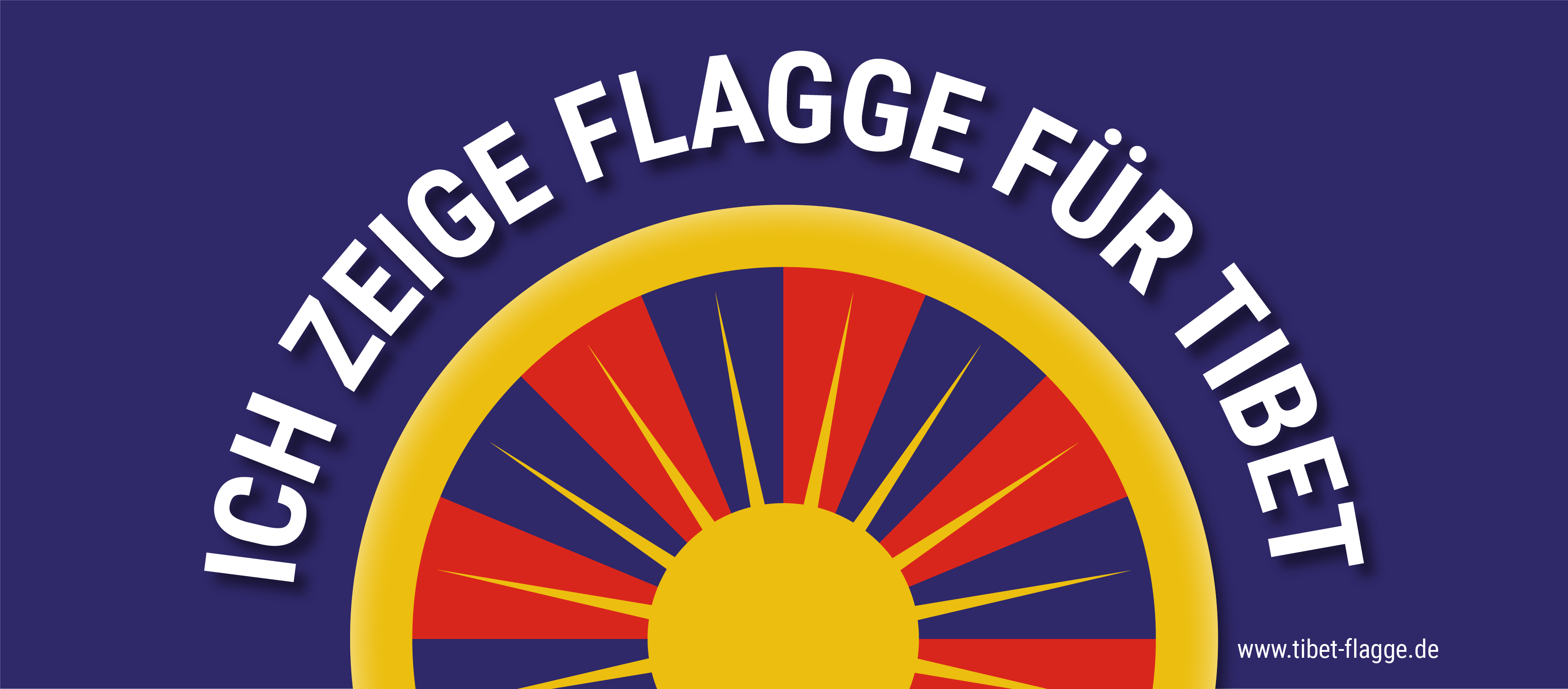 Flagge zeigen für Tibet